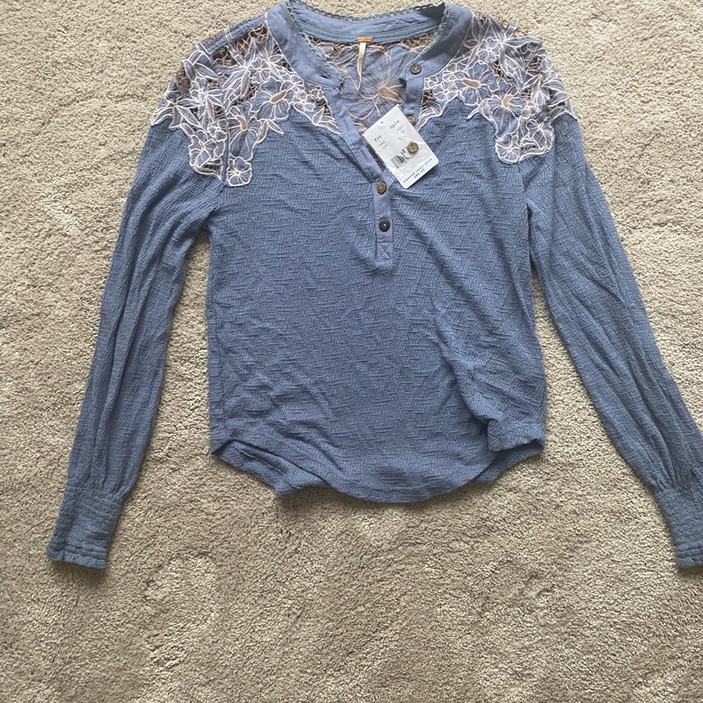 Free People easy breezy henley NWT